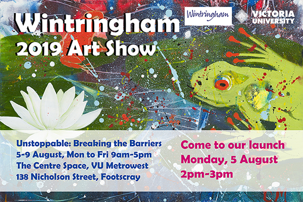 2019 Wintringham Art Show poster 2019 Wintringham Art Show poster